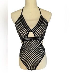 Escanté Black Honeycomb Lingerie